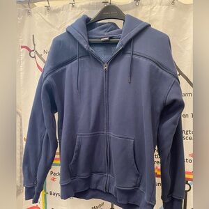 XL Mens Dialysis Blue Zip-Up Hoodie VGC